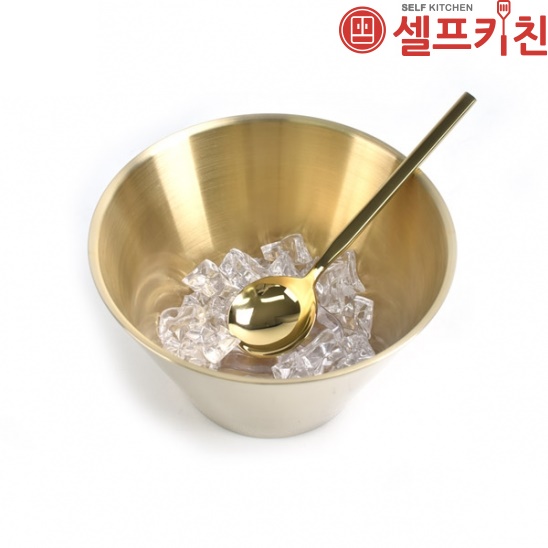 티타늄 이중 멀티볼 티타늄 빙수볼 팥빙수 아이스크림 디저트볼